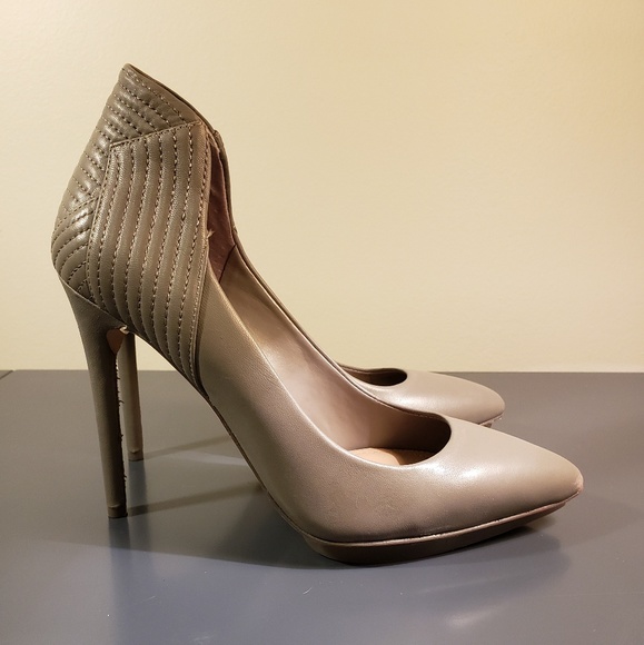 BCBGMaxAzria Shoes - BCBGMaxAzria Abbott Leather Heel Size 8.5